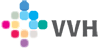 logo met meerdere bolletjes in vrolijke kleuren en tekst Vereniging van Haptotherapeuten